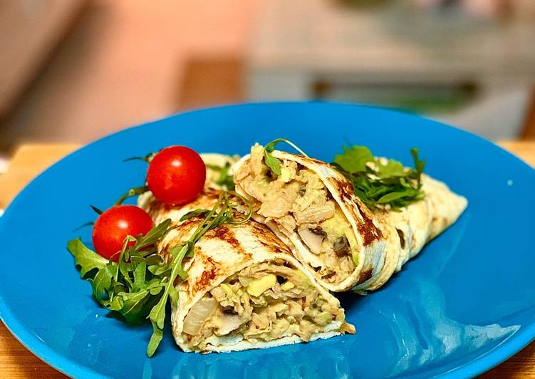 Burrito de pollo versión sana🌯