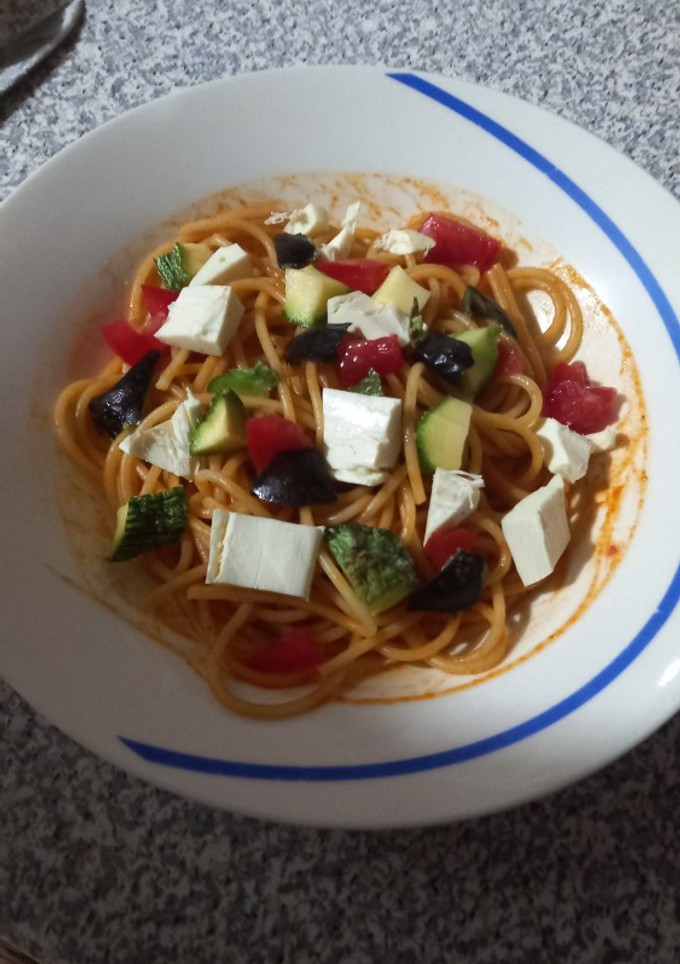 Una foto de Pasta a la puttanesca
