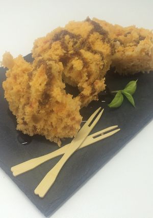 Una foto de Bizcocho de mermelada de Tomate sin horno