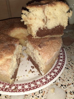 Una foto de Torta marmolada
