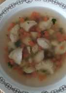 Суп с манными клецками