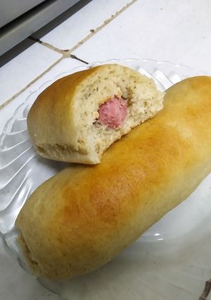 Una foto de Salchi pan 🥖
