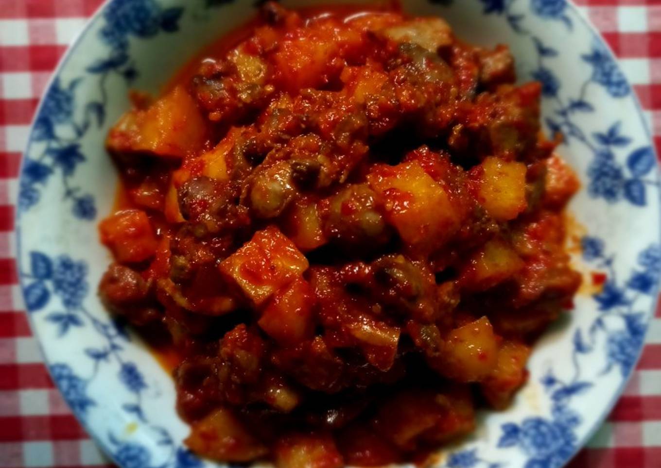 Sambel Goreng Kentang Ati Ampela
