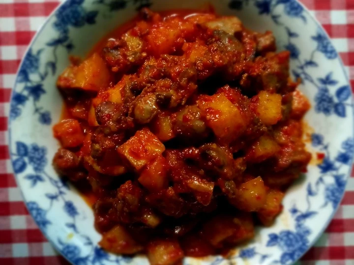 Cara Mudah Membikin Resep  Sambel Goreng Kentang Ati Ampela yang Lezat, Lezat