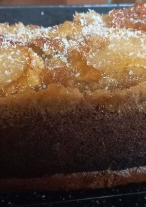 Una foto de Budín de pera 🍐 sin huevo