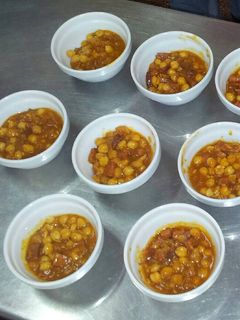 Una foto de Garbanzos con chorizo y jamón