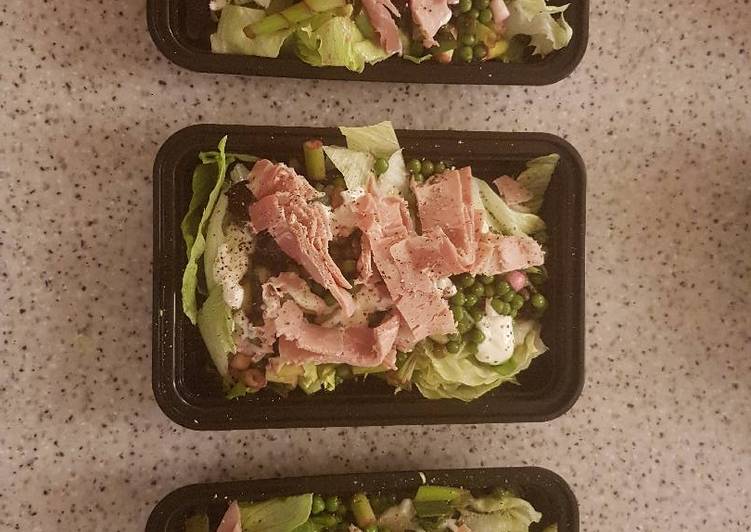 Easiest Way to Make Super Quick Homemade Pea and Ham Salad