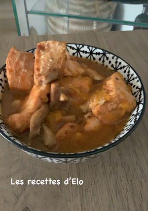 Une photo de Carbonade au saumon au Cookeo