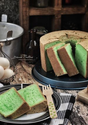 Foto resep Chiffon Pandan 7 telur