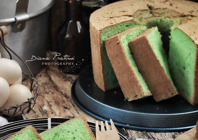 Chiffon Pandan 7 telur