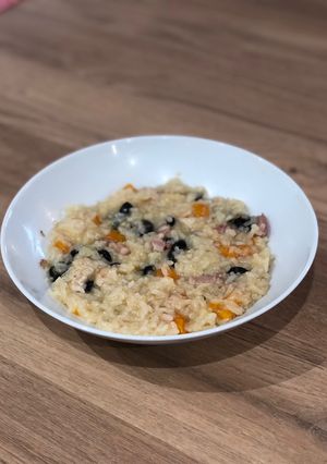 Une photo de Riz aux carottes en cocotte de Nino