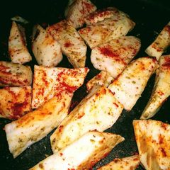 A picture of Grilled sweet potato.