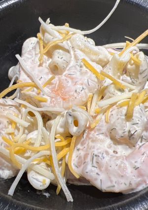 A picture of Shrimp 🍤 Pasta Salad.