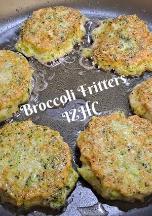 A picture of 🥗🥦BROCCOLI FRITTERS🥦🥗.