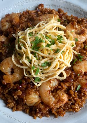 A picture of ‘Ebimeshi’ Prawn Fried Rice.