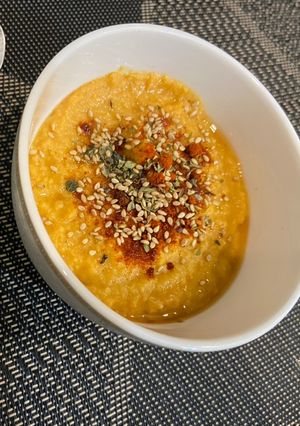 Una foto de Hummus de garbanzos