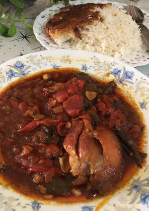 عکسی از دستور خورشت بادمجون تنوری❤️