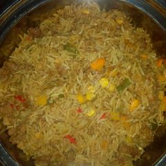 A picture of Brown rice.