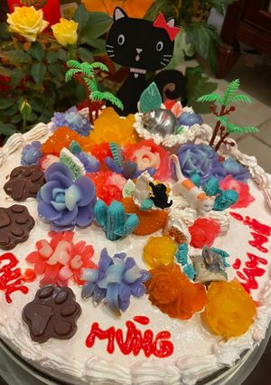 A picture of Spring Celebration Jelly Cake (Bánh mừng Xuân Quý Mão).