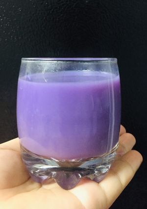 Hình của món Sữa khoai lang tím.