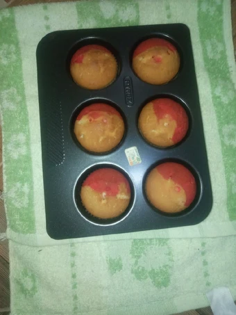 Recipe Red marble cupcakes the Delicious So Delicious