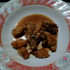 A picture of Stewed Teriyaki chicken.
