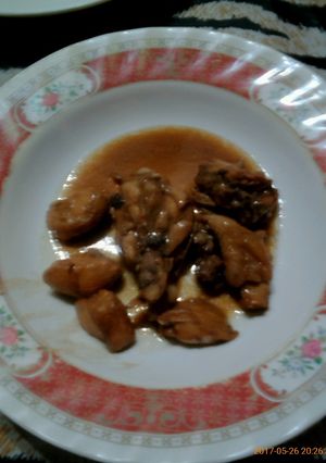 A picture of Stewed Teriyaki chicken.
