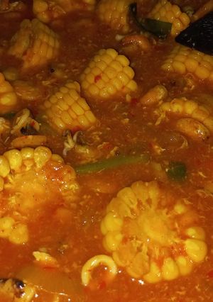 Foto resep Udang cumi saos padang