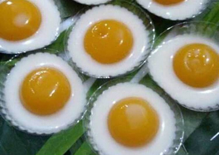 Puding Telor Ceplok Rasa Mangga