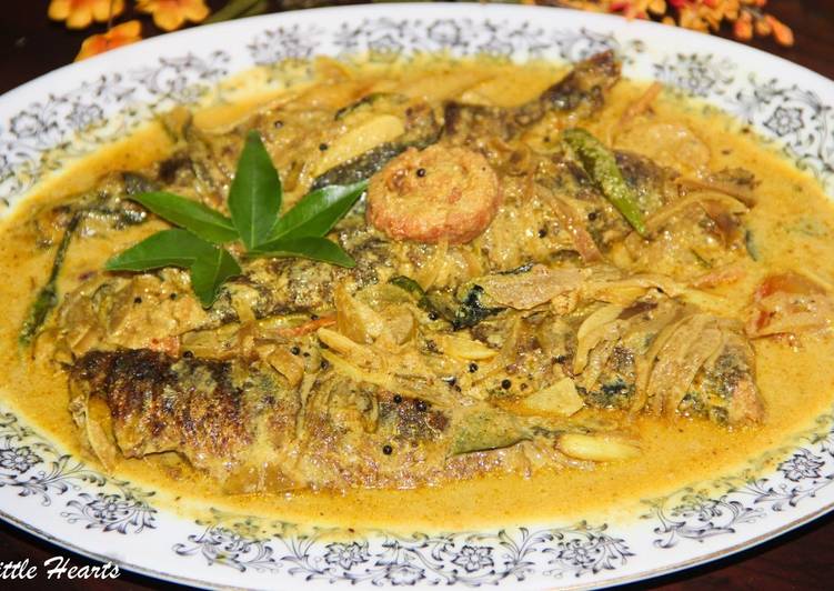 Recipe of Any-night-of-the-week Kerala Style Fried Sardines in Coconut Gravy