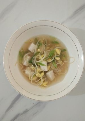 Foto resep Sop Korea Tahu Tauge Kedelai