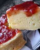 Bizcochuelo de queso crema