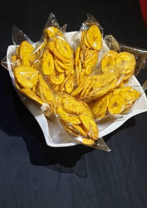 A picture of Crispy plantain chips.