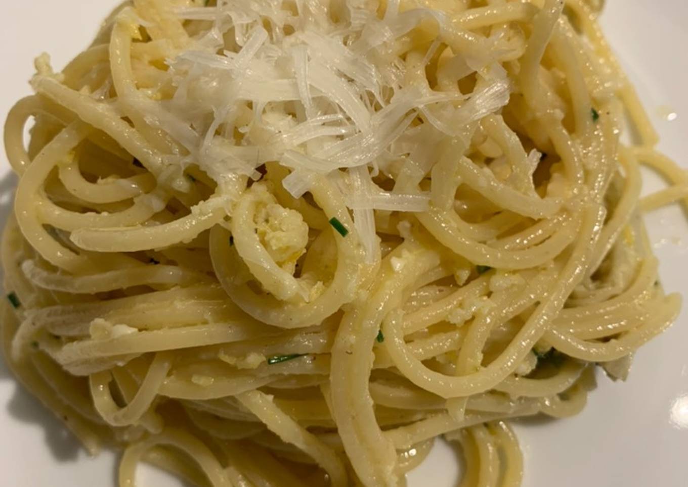 Spaghetti with Lemon Pesto