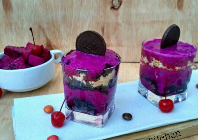 Resep Brownies Vla Buah Naga Oleh Mildarenikitchen - Cookpad Resep Brownies Vla Buah Naga Oleh Mildarenikitchen - Cookpad