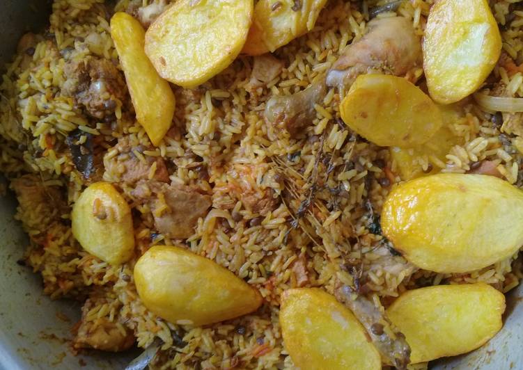 Chicken Breyani & Dhall