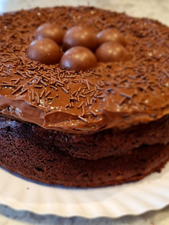 Una foto de Cheesecake de brownie