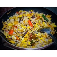 A picture of Bengali: Traditional & Popular Bhath Bhaja 💁🏻‍♀️.