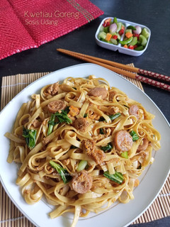 Foto resep Kwetiau Goreng Sosis Udang