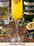 Samba Floral – Mocktail Franco-Brasileiro