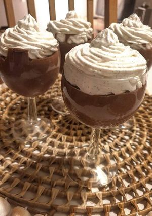 Une photo de ~ Mousse au chocolat façon liégeois ~