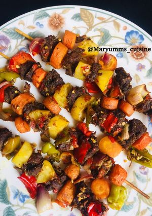 A picture of MY SPECIAL BEEF KEBAB by maryumms_cuisine.