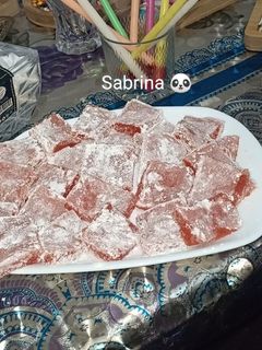 صورة لوصفة حلوى حلقوم لذيذة