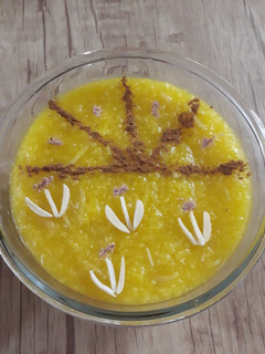 عکسی از دستور شله زرد