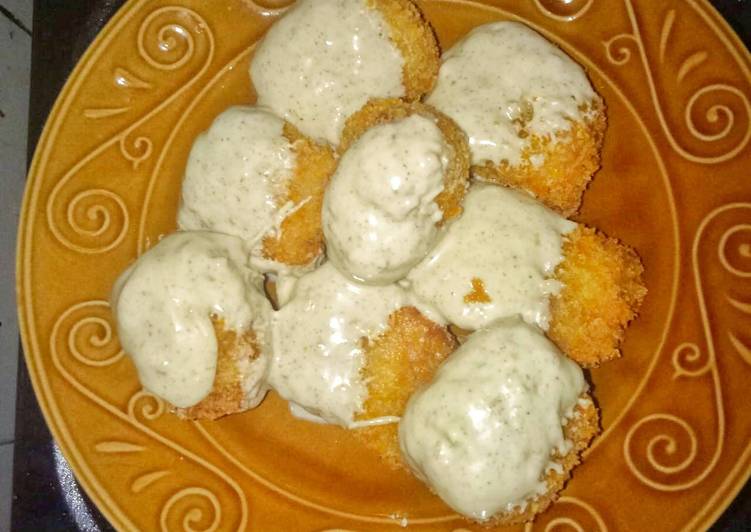 Pisang nugget tiramisu