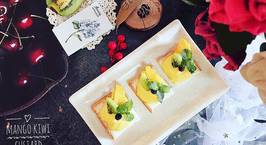 Hình ảnh món Ăn dặm-Mango Kiwi Custard