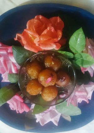A picture of Gulaab Jamun.