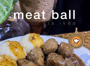 Gambar Meat ball ala ikea