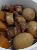 Babi Kecap + Telor + Kentang