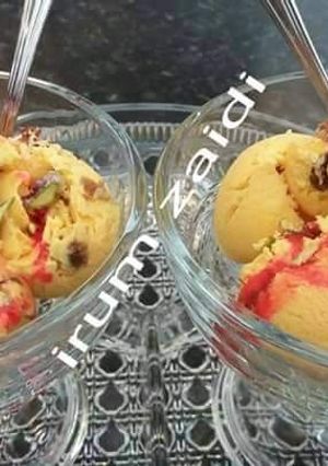 A picture of 🥭🍧Mango Ice Cream🍧🥭.